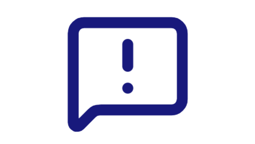 Icon of a speech bubble