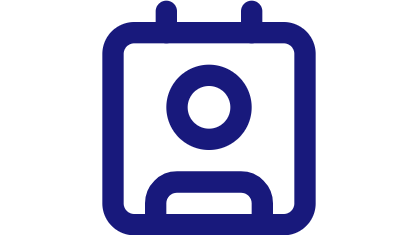 Icon of a contact